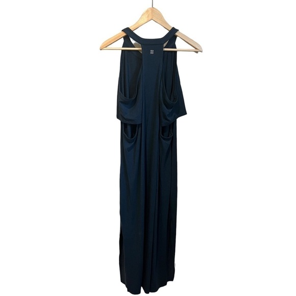 Sweaty Holistic Maxi Jersey Layered Athleisure Dress Large - Picture 6 of 7